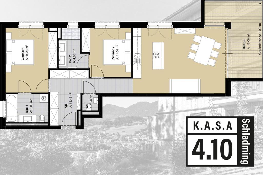 Kasa 4.10A Apartman Schladming Kültér fotó